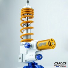 Phuộc Trước OKD SNIPER 245mm Vespa Sprint / Primavera - Gold Champion (chính hãng)