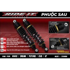 Phuộc Sau Ride It R3 Series Honda Wave / Future / Dream ( Chính Hãng )